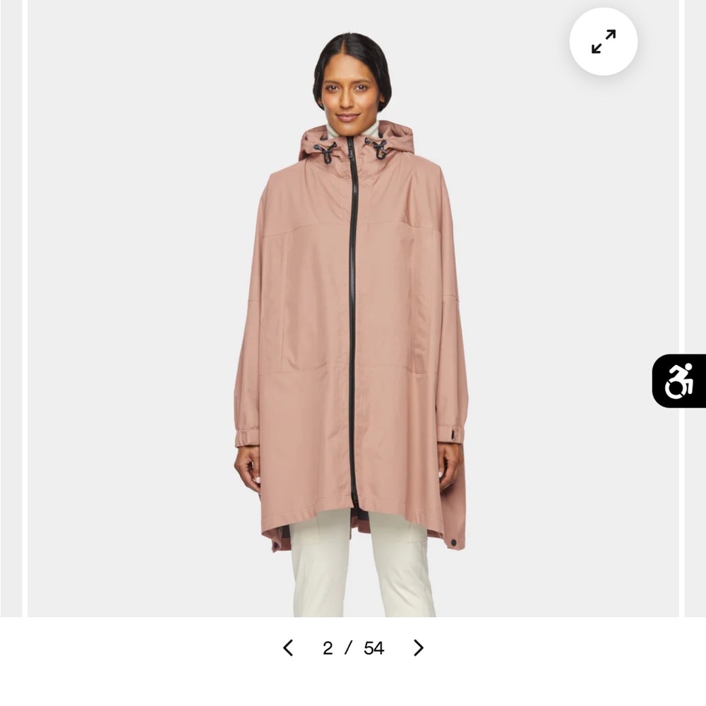 Tilley Packable Hooded Rain Poncho L/XL